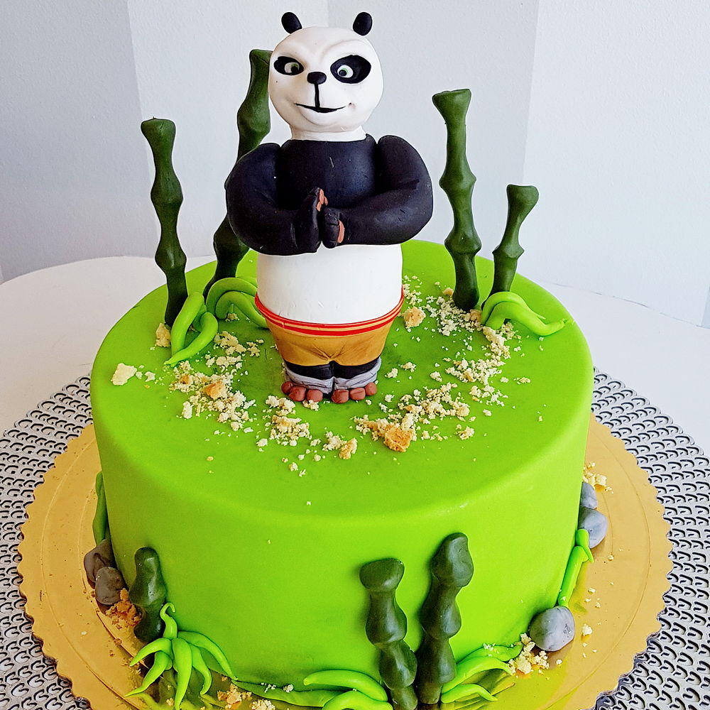 tort dla chłopca kung fu panda